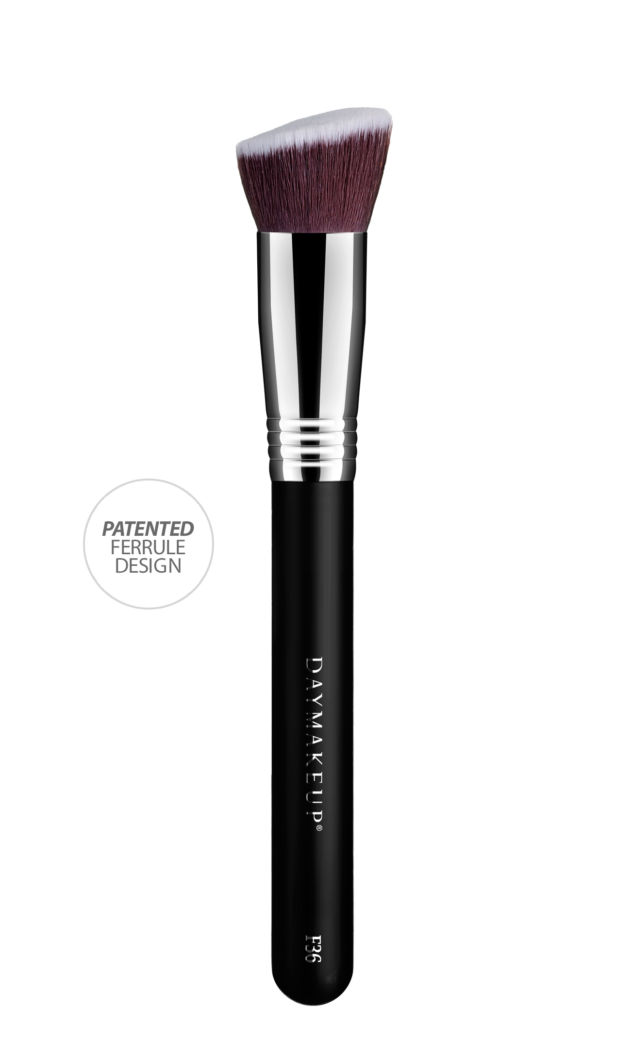 F36 - PINCEL KABUKI CHANFRADO GRANDE - DAYMAKEUP