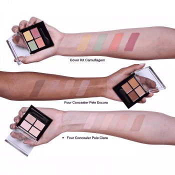 PALETA DE CORRETIVOS - FOUR CONCEALER - PELE ESCURA - CATHARINE HILL