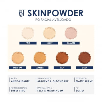 BT Skinpowder - Medium - Pó Facial Solto - Bruna Tavares