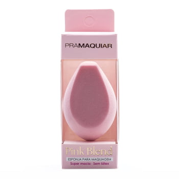 ESPONJA DE MAQUIAGEM - PINK BLENDER - SUPER MACIA SEM LÁTEX - PRAMAQUIAR