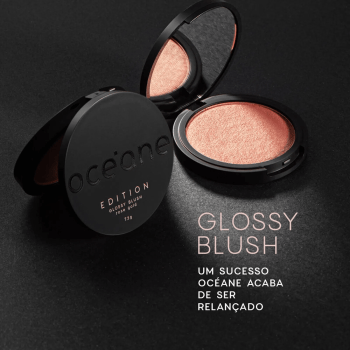 BLUSH CINTILANTE - COR: GLOSSY BLUSH - OCEANE EDITION