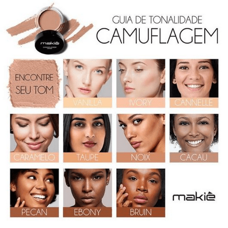 CAMUFLAGEM - CORRETIVO EM CREME - MAKIÊ