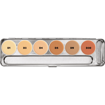 PALETA DE CORRETIVO - DERMACOLOR CAMOUFLAGE CREME - COR BP 4 - KRYOLAN