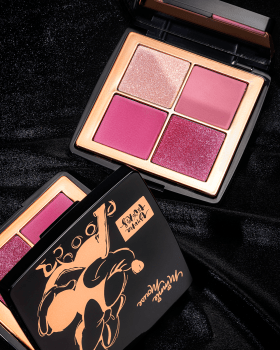 KIT ROMÂNTICA - (1 PALETA BT MINNIE MOUSE SHOW YOUR GLAM + 1 PINCEL F09 MACRILAN + 1 BT SOFT BLENDER)